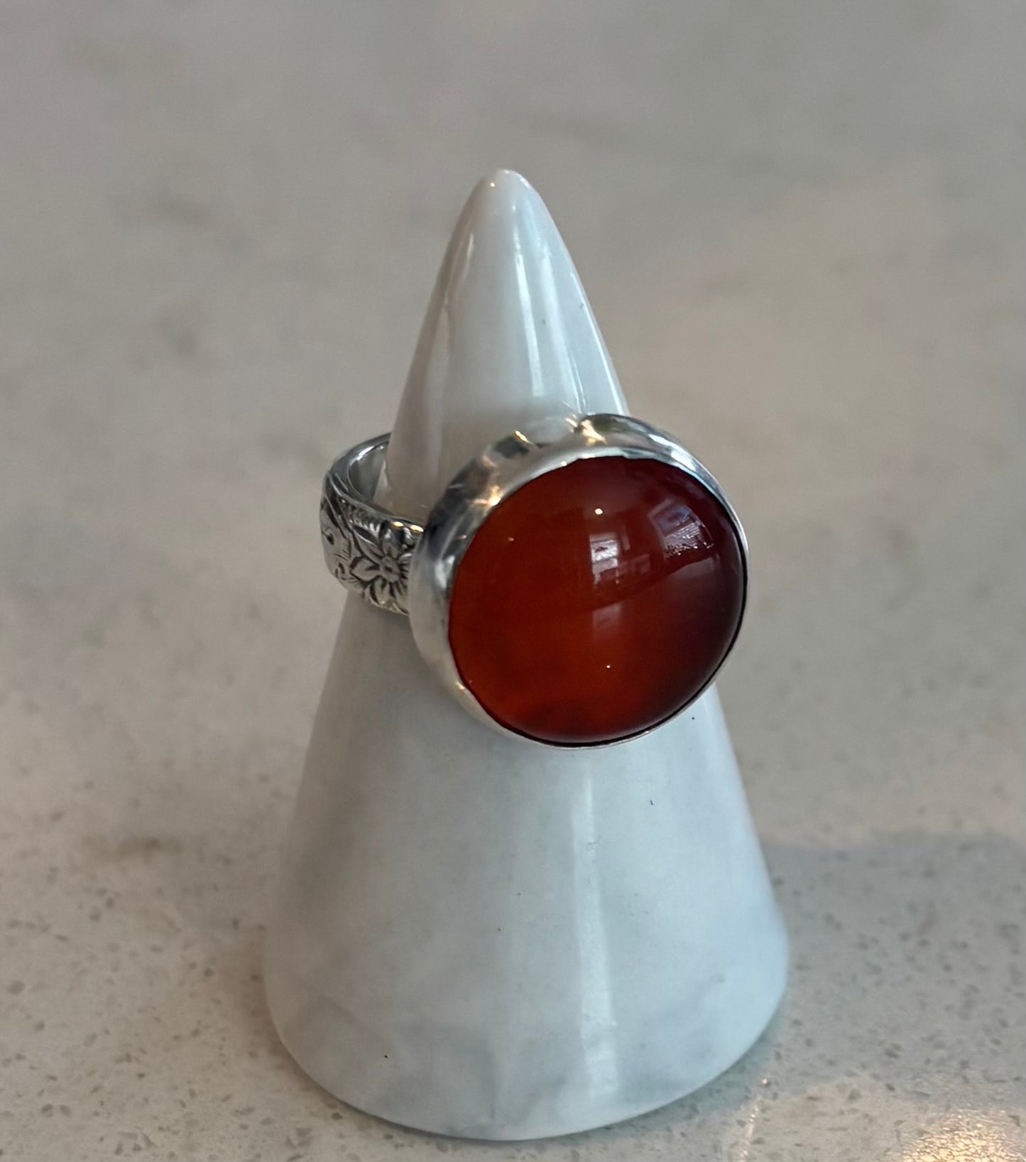 Saffron. Soul Carnelian Ring
