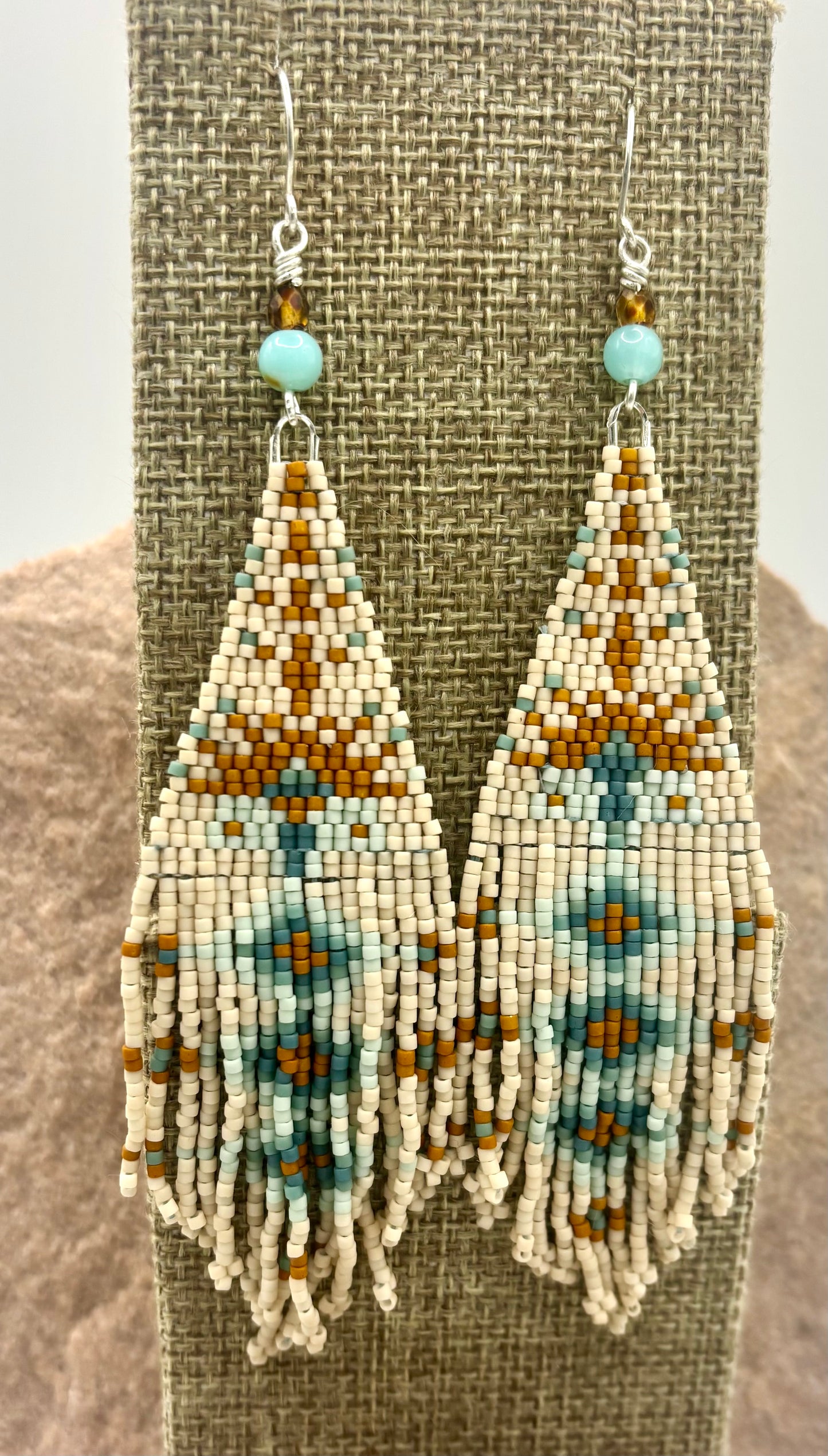 Sparks Fly beaded earrings