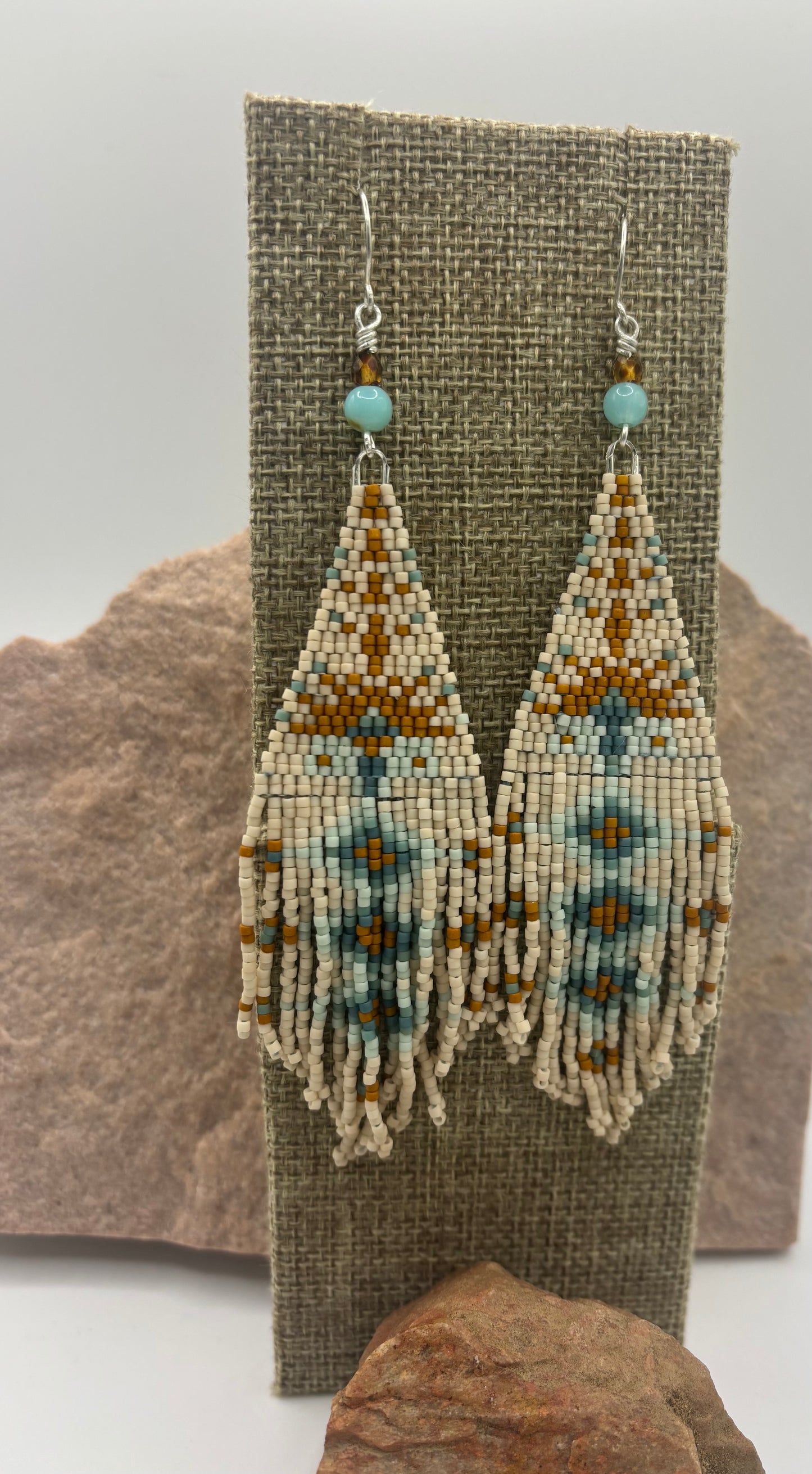 Sparks Fly beaded earrings
