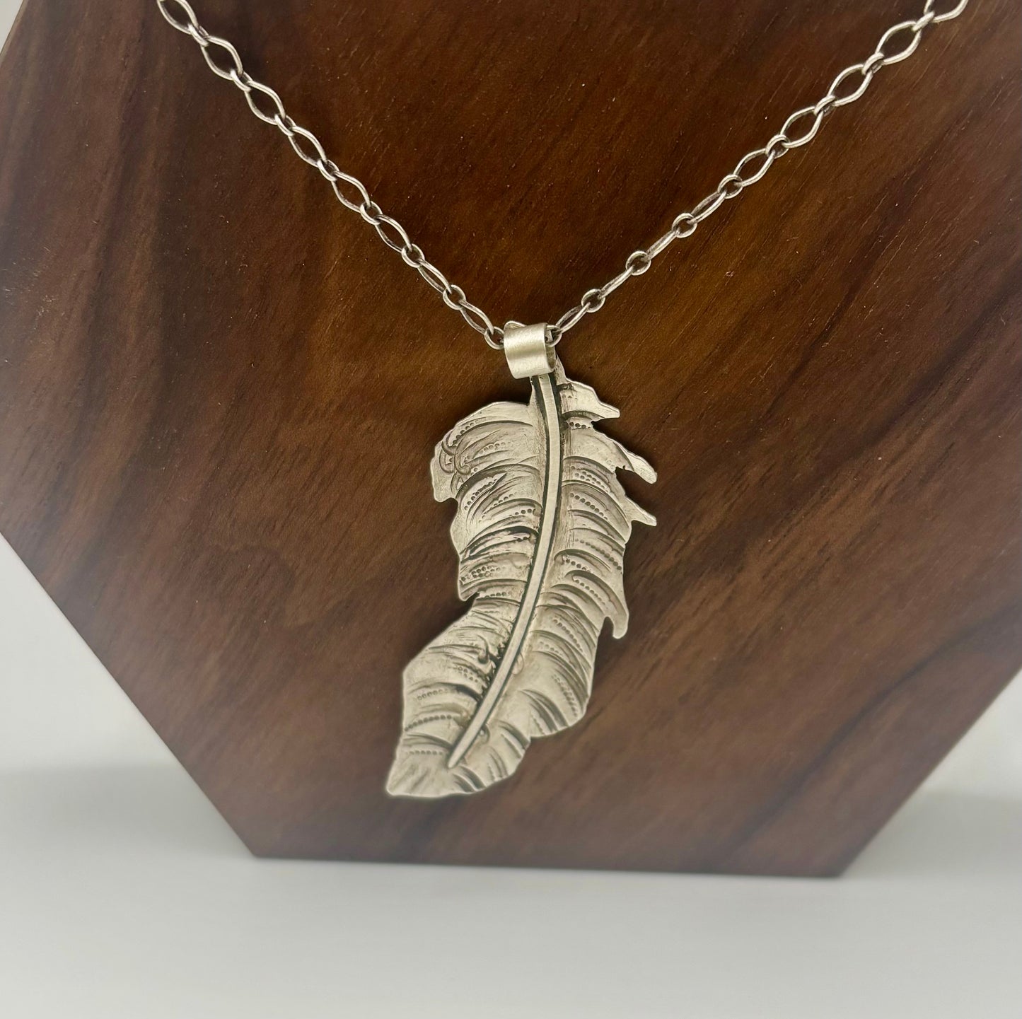 Desert Plume Feather Necklace